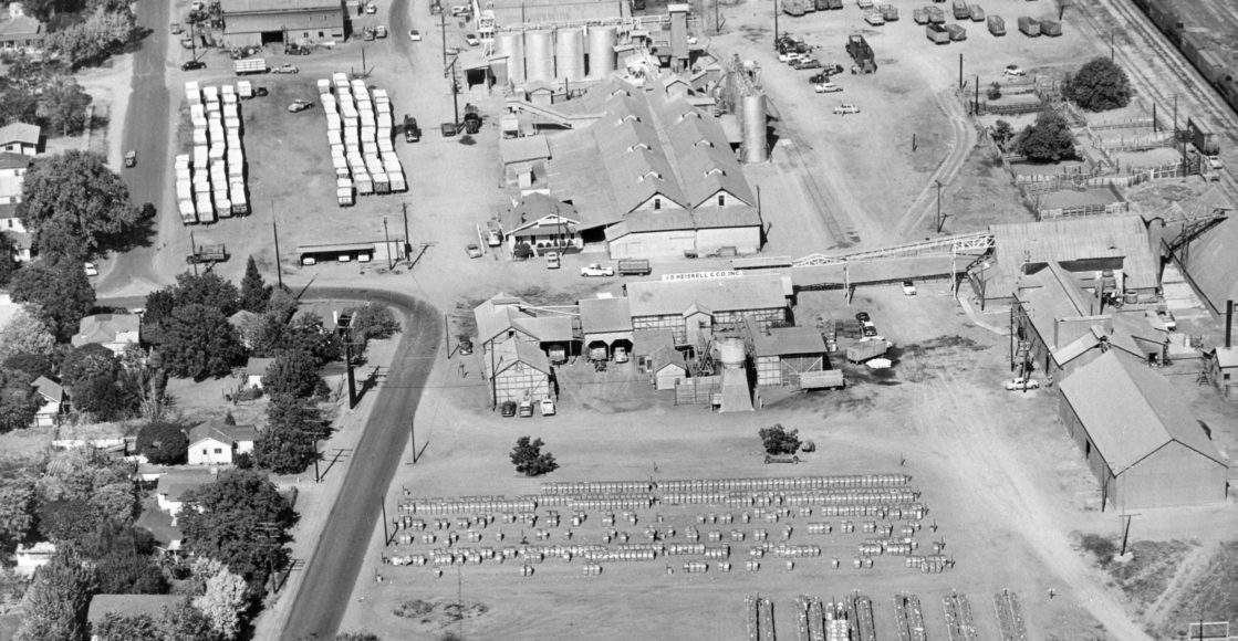 Aerial of the Mill in 1955